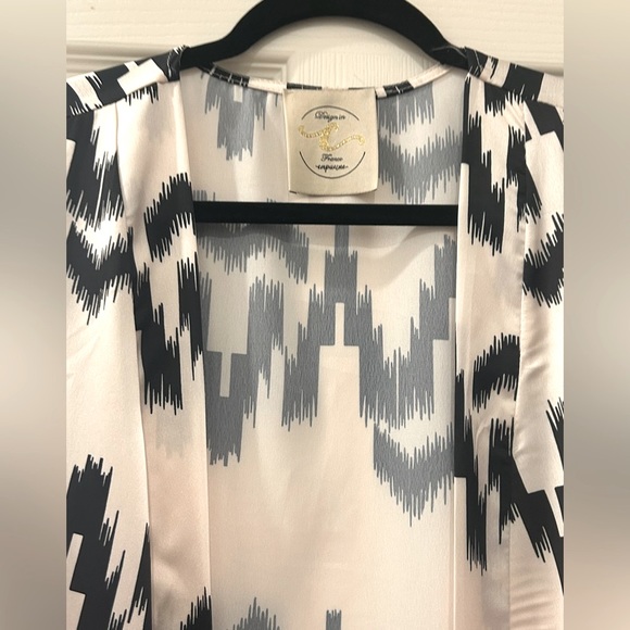 NWOT Western BoHo Kaftan Duster from The Arbors, Round Top TX - Picture 2 of 6